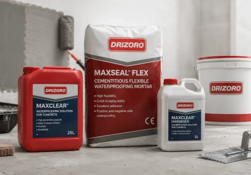 Produse Drizoro Maxseal Flex pentru hidroizolare profesională